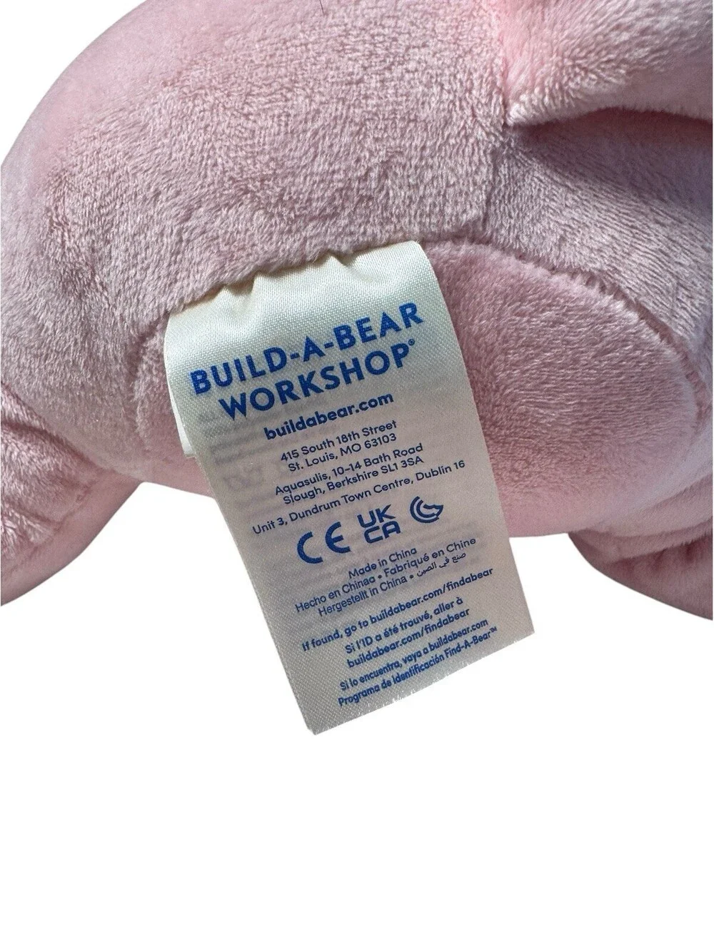 Build A Bear Pink Pokemon MEW Plush Stuffed Animal Retired Pink Original 151